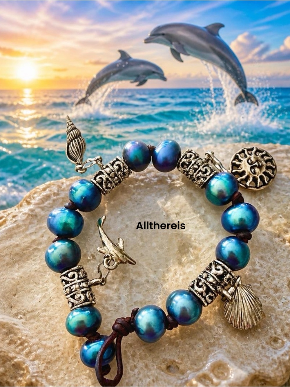 Pearl Sea charms bracelet 🐬